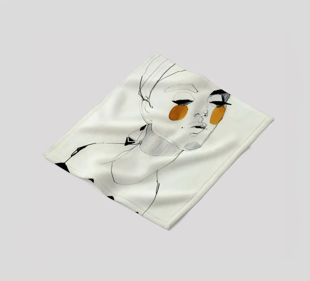 Serpentine fleecedeken van Ekaterina Koroleva