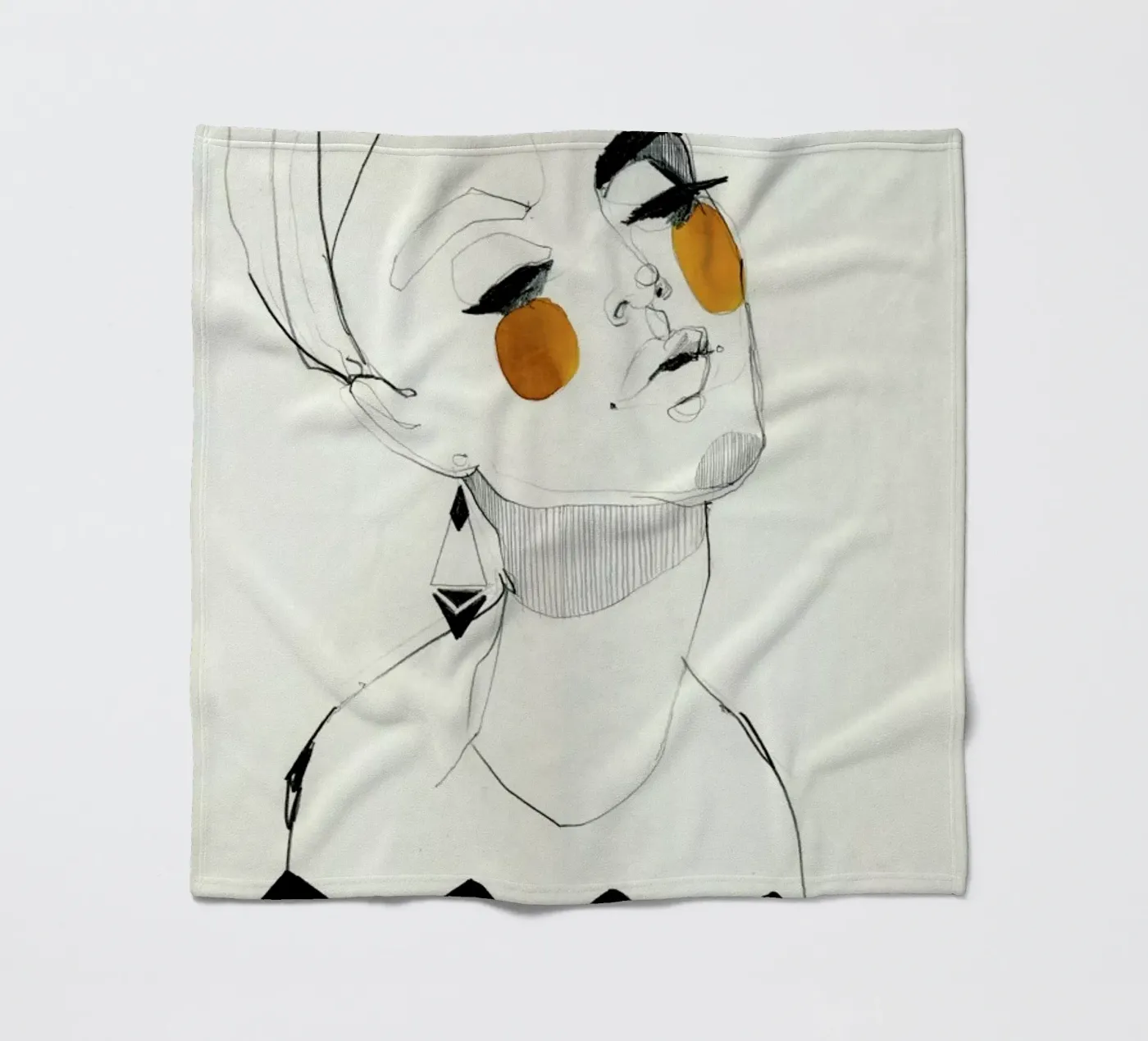 Serpentine plaid polaire de Ekaterina Koroleva