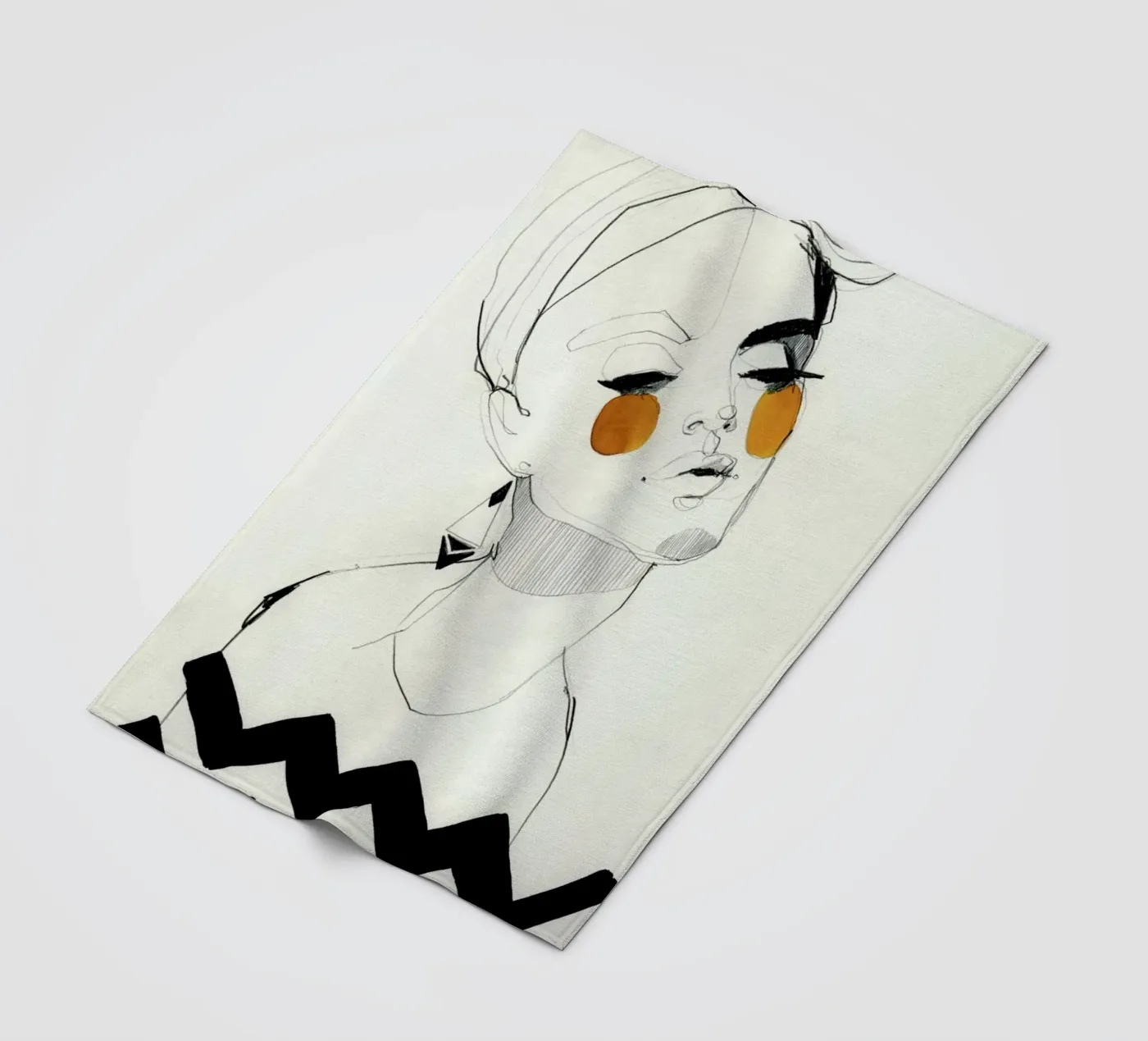 Serpentine plaid polaire de Ekaterina Koroleva