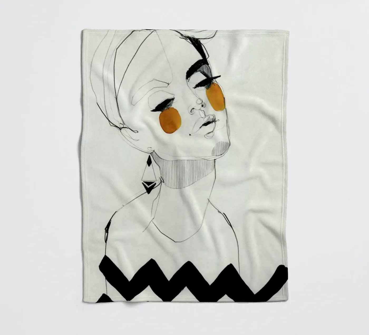 Serpentine plaid polaire de Ekaterina Koroleva