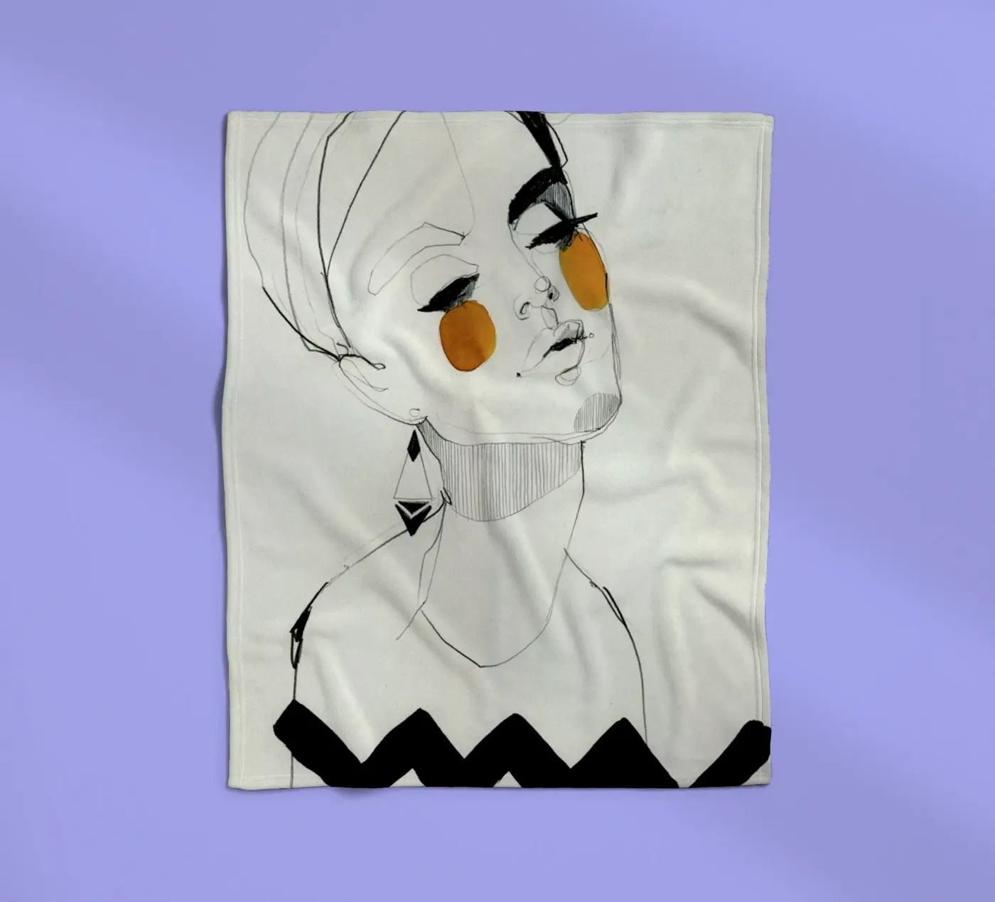 Serpentine plaid polaire de Ekaterina Koroleva