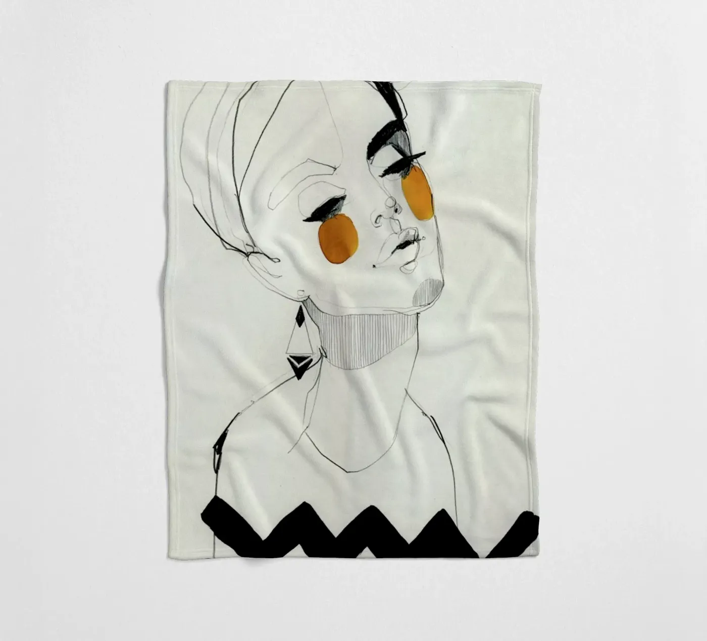 Serpentine plaid polaire de Ekaterina Koroleva