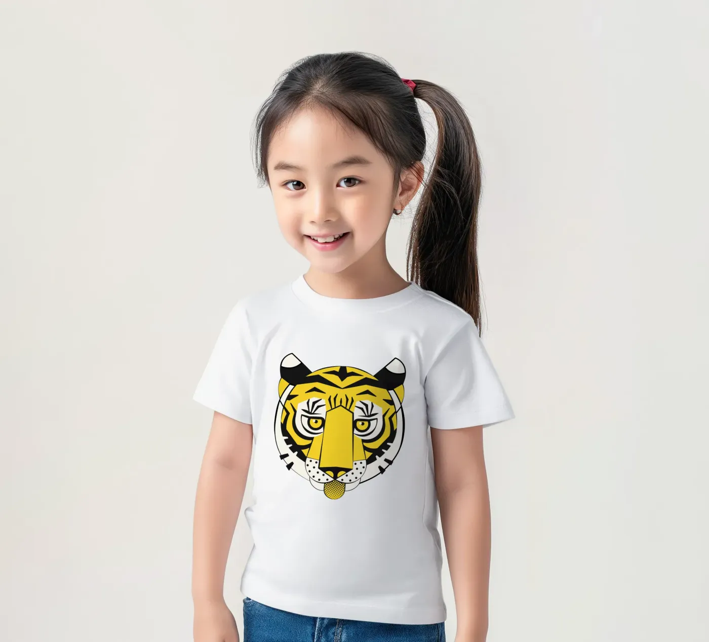Tiger Kinder T-Shirt von Lidia Blomgren