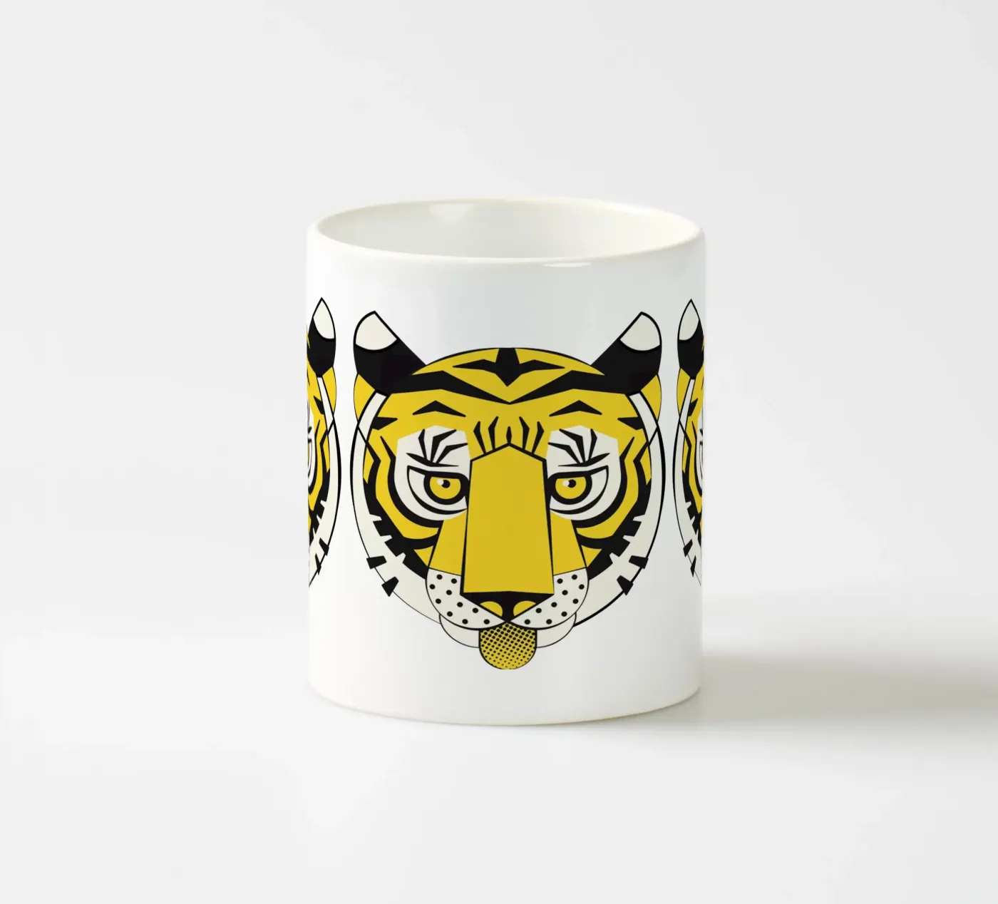 Tiger ceramic mug by Lidia Blomgren