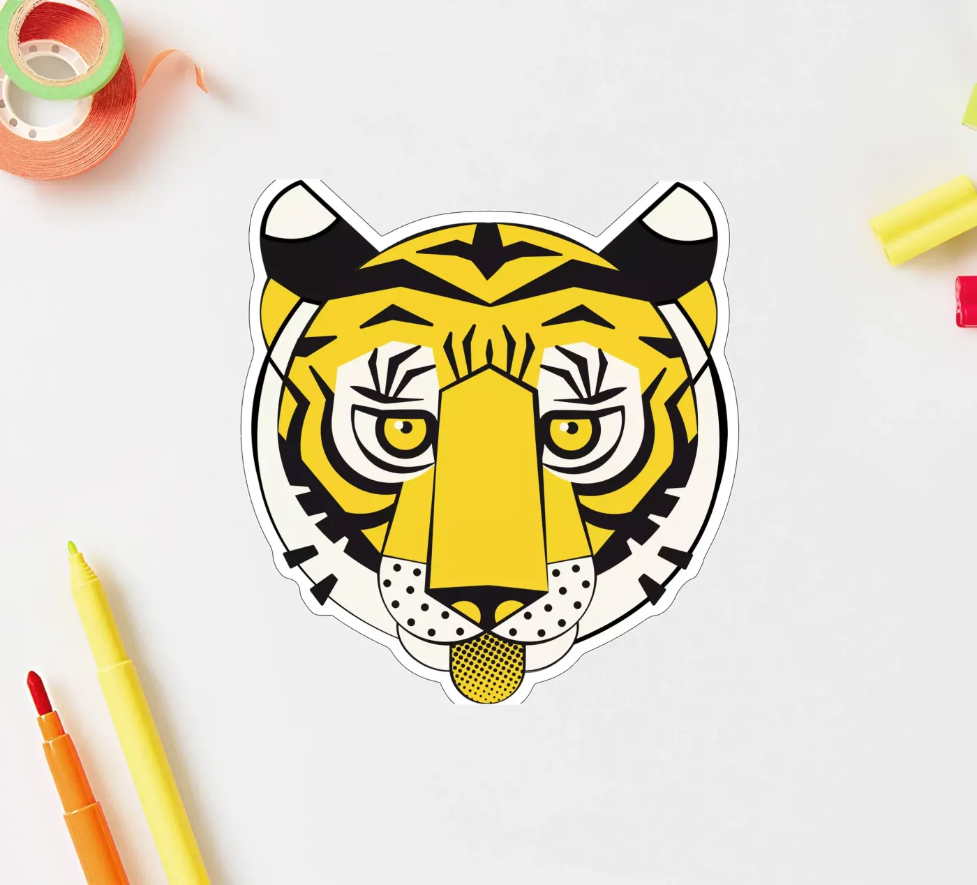 Tiger sticker by Lidia Blomgren