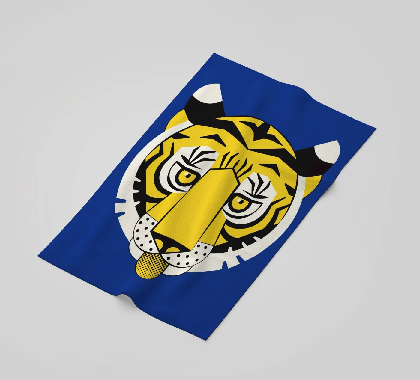 Tiger strandhanddoek van Lidia Blomgren