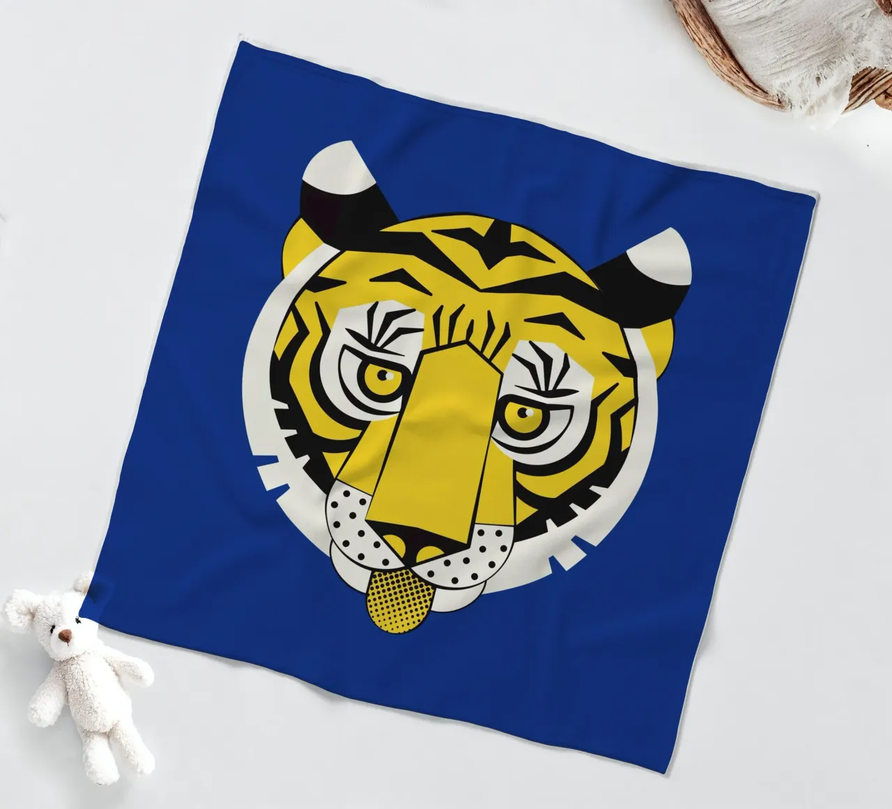 Tiger Fleecedecke von Lidia Blomgren