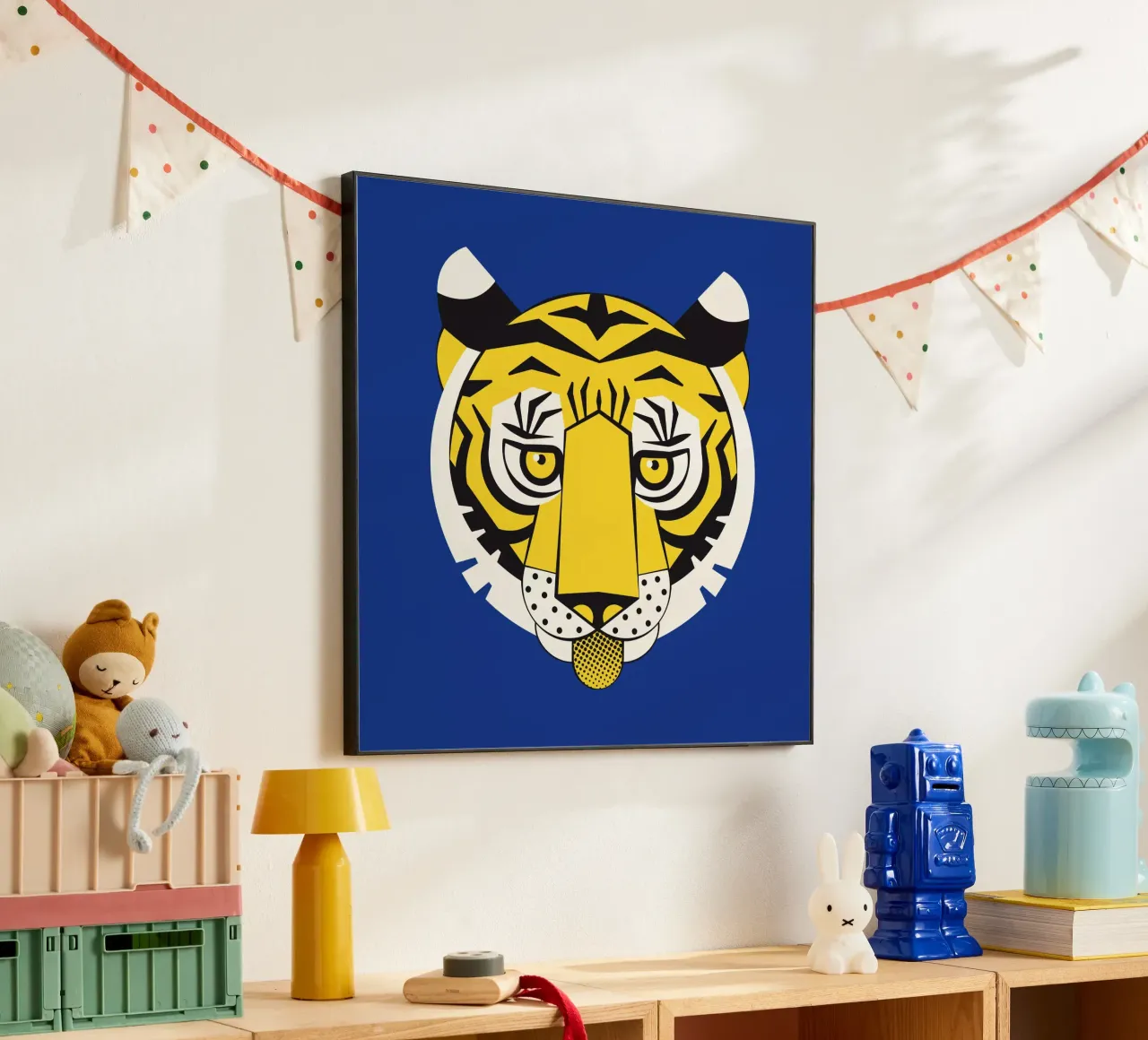 Tiger forex plate by Lidia Blomgren