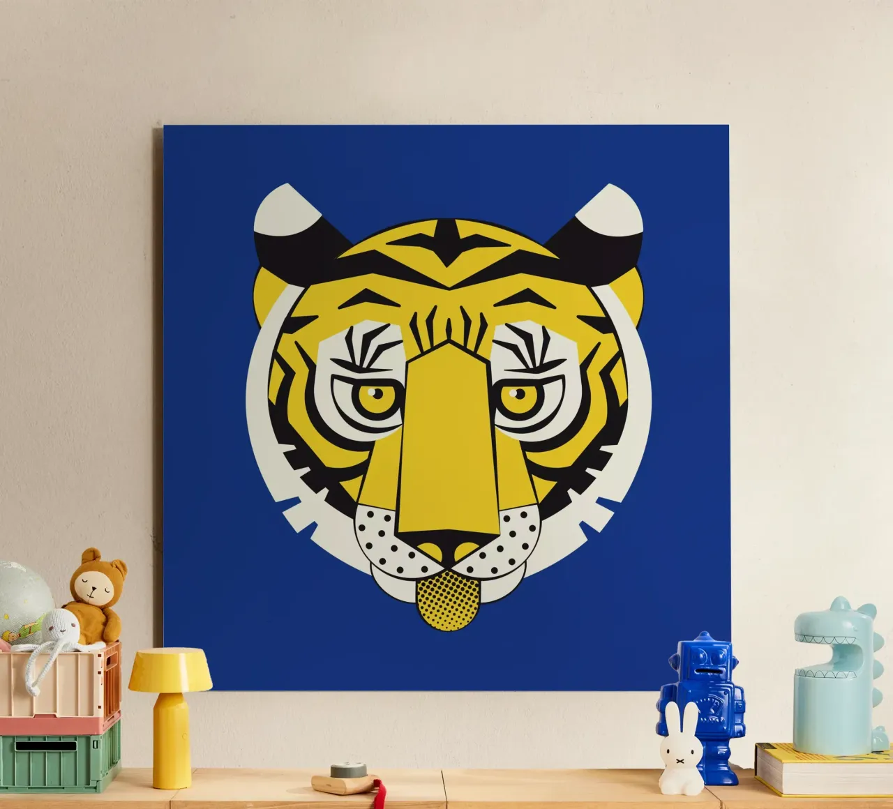 Tiger forex plate by Lidia Blomgren