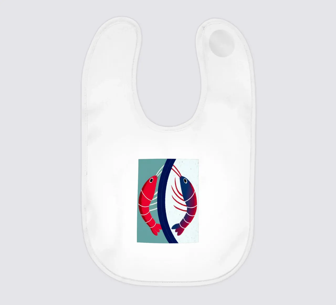 Due gamberi bavaglino da LOYAL SHOP