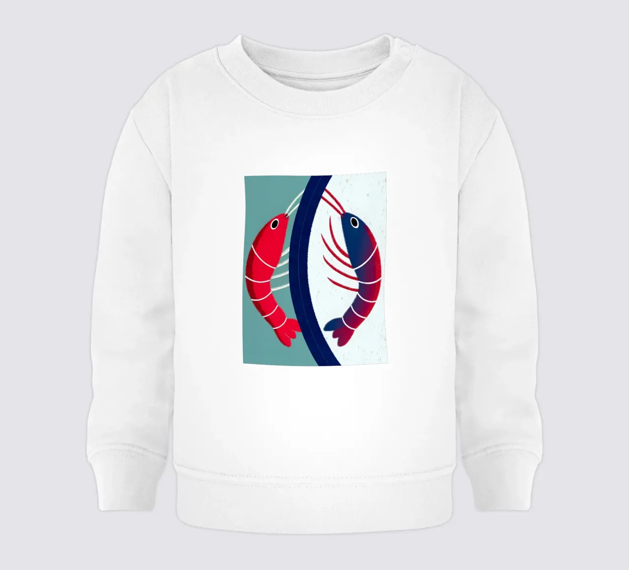 Due gamberi felpa neonato da LOYAL SHOP
