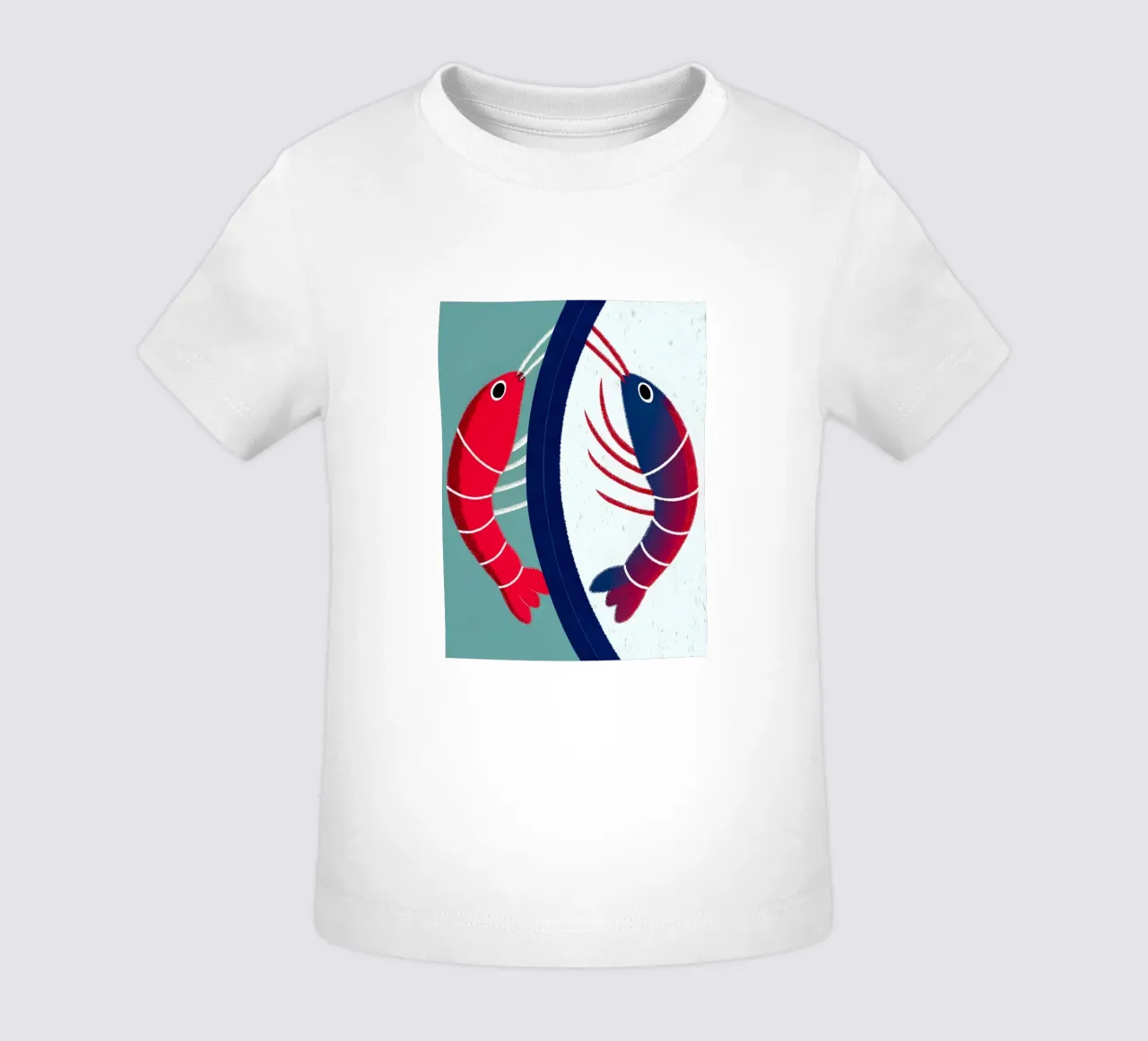 Due gamberi maglietta neonato da LOYAL SHOP