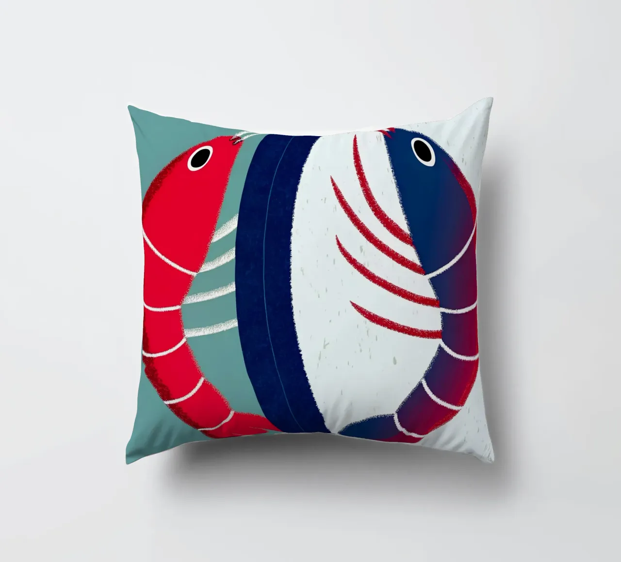 Due gamberi cuscino da LOYAL SHOP