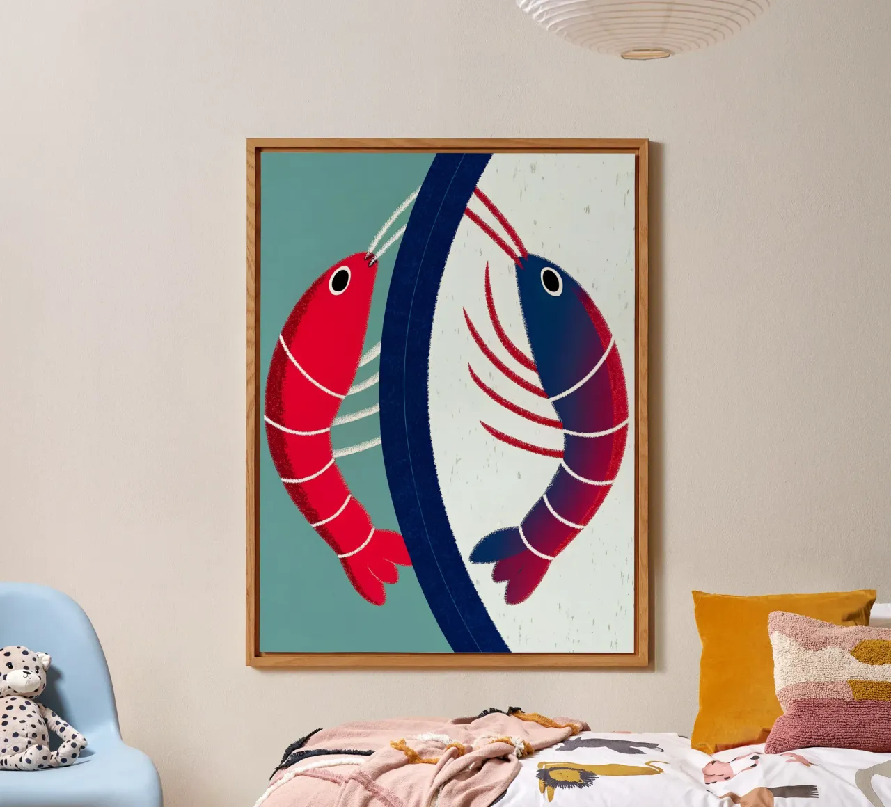 Dos gambas aluminio dibond de LOYAL SHOP