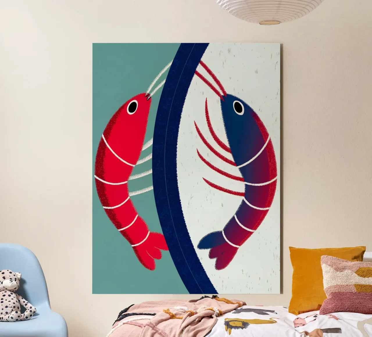 Dos gambas aluminio dibond de LOYAL SHOP