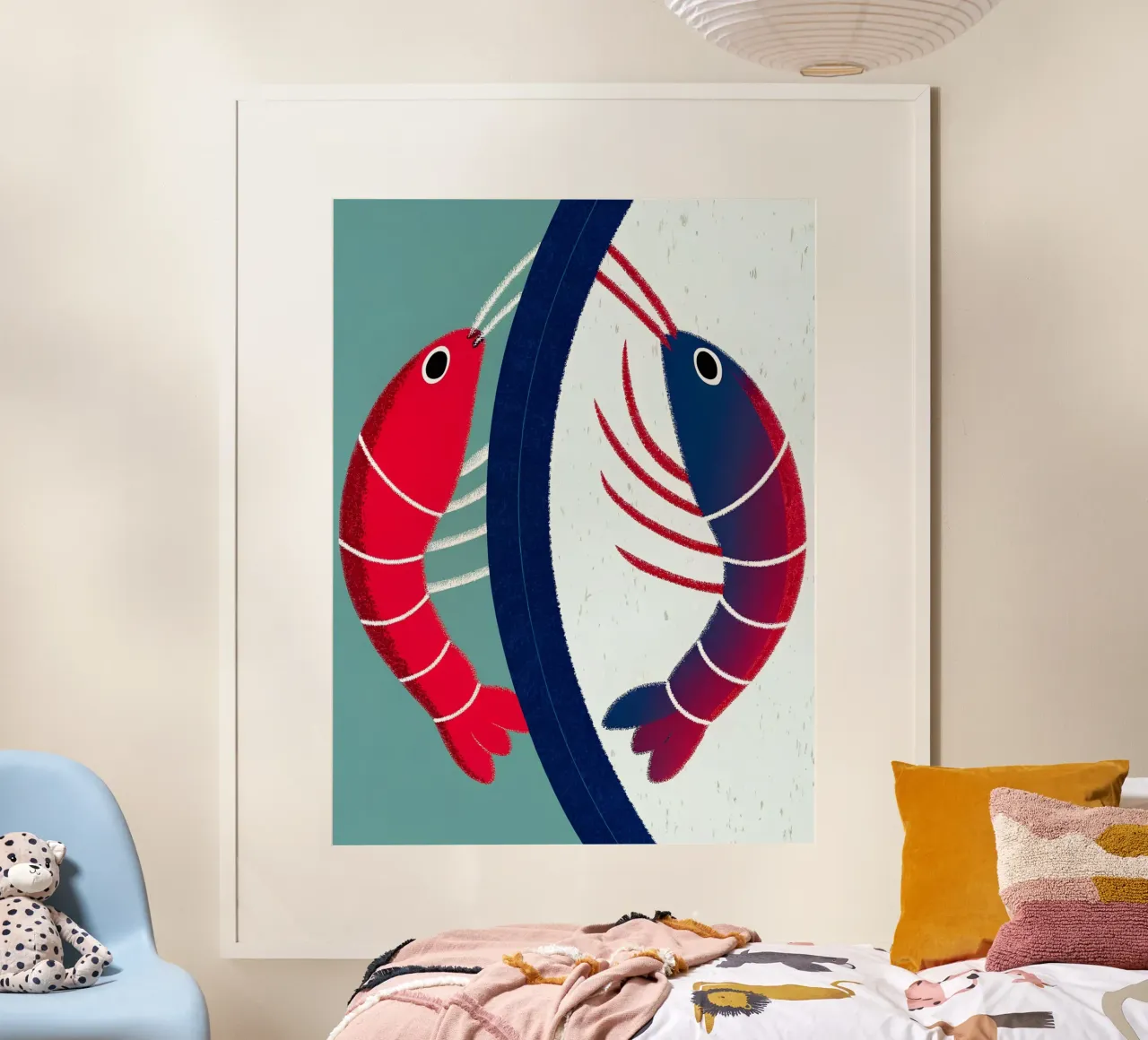 Dos gambas hahnemühle de LOYAL SHOP
