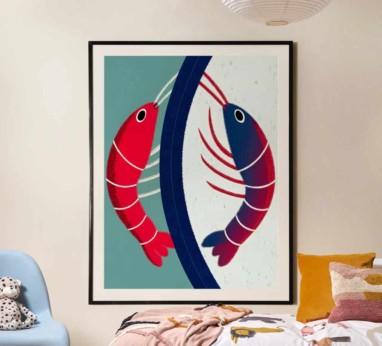 Dos gambas hahnemühle de LOYAL SHOP
