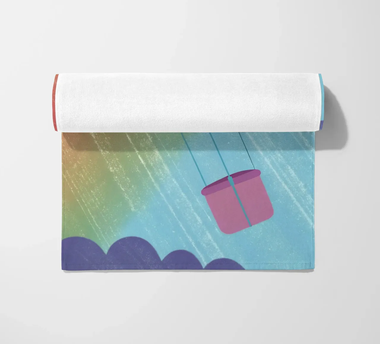 Hot Air Balloon beach towel by LOYAL SHOP