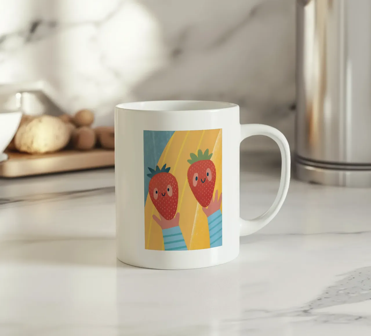 Fragola carina tazza in ceramica da LOYAL SHOP