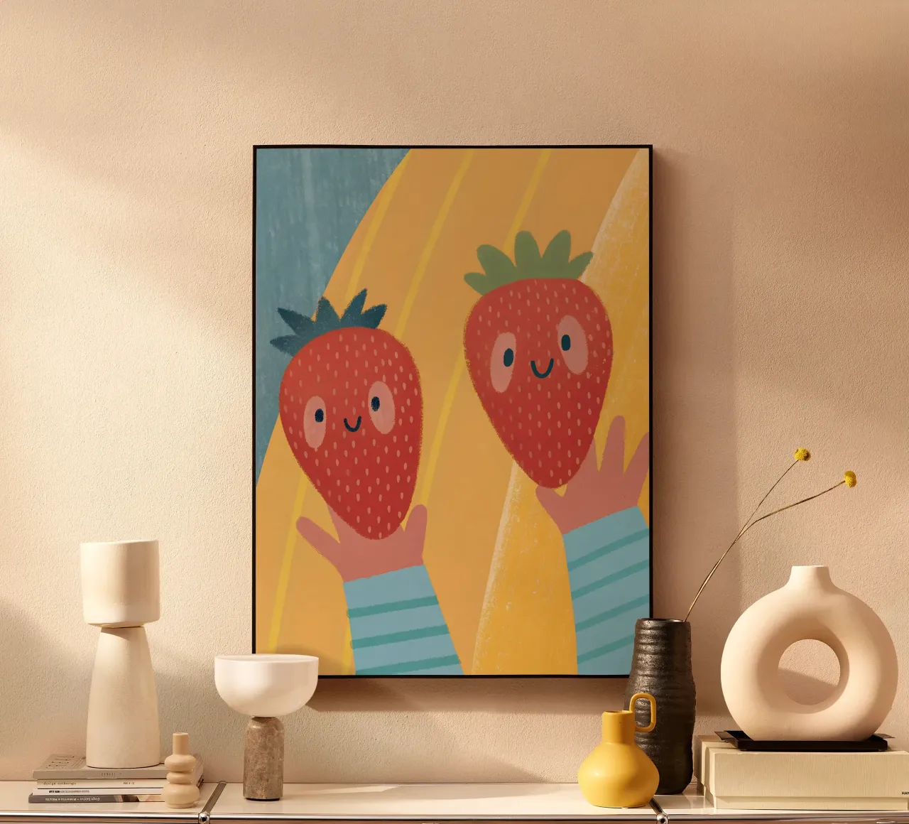 Fragola carina alluminio dibond da LOYAL SHOP