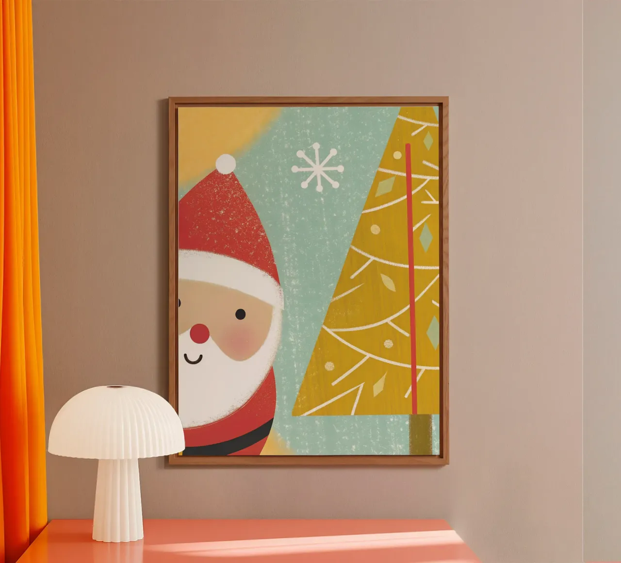Babbo Natale alluminio dibond da LOYAL SHOP