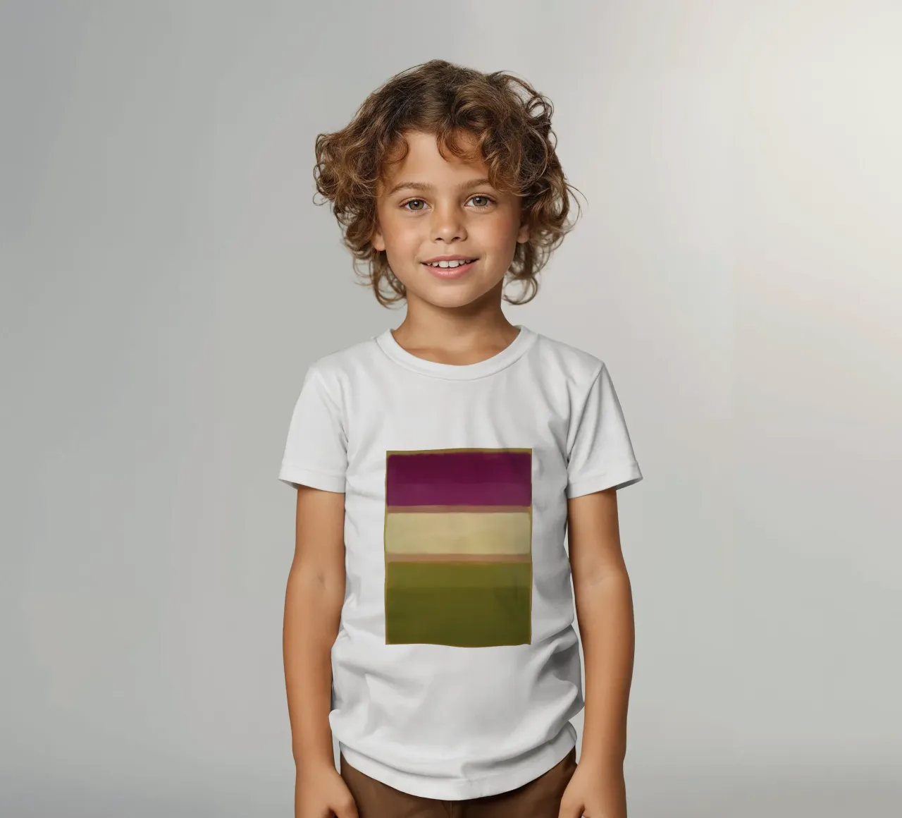 Soft colour fields Structure t-shirt bambini da Carina Pop & Pastell