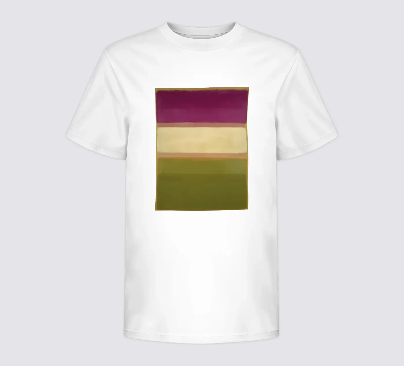 Soft colour fields Structure kinder t-shirt van Carina Pop & Pastell
