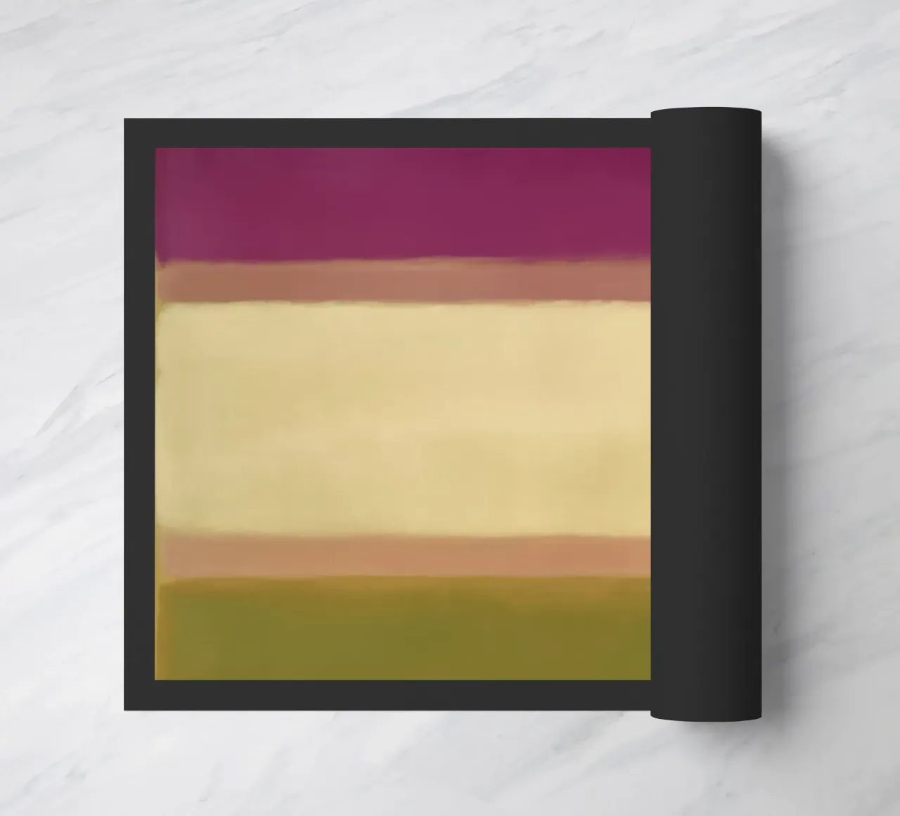 Soft colour fields Structure doormat by Carina Pop & Pastell