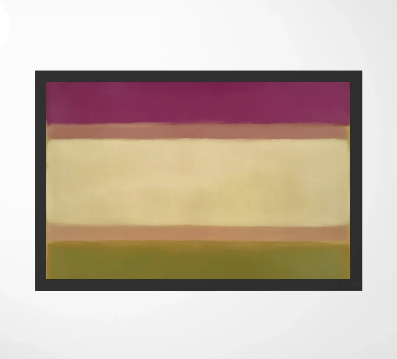Soft colour fields Structure doormat by Carina Pop & Pastell