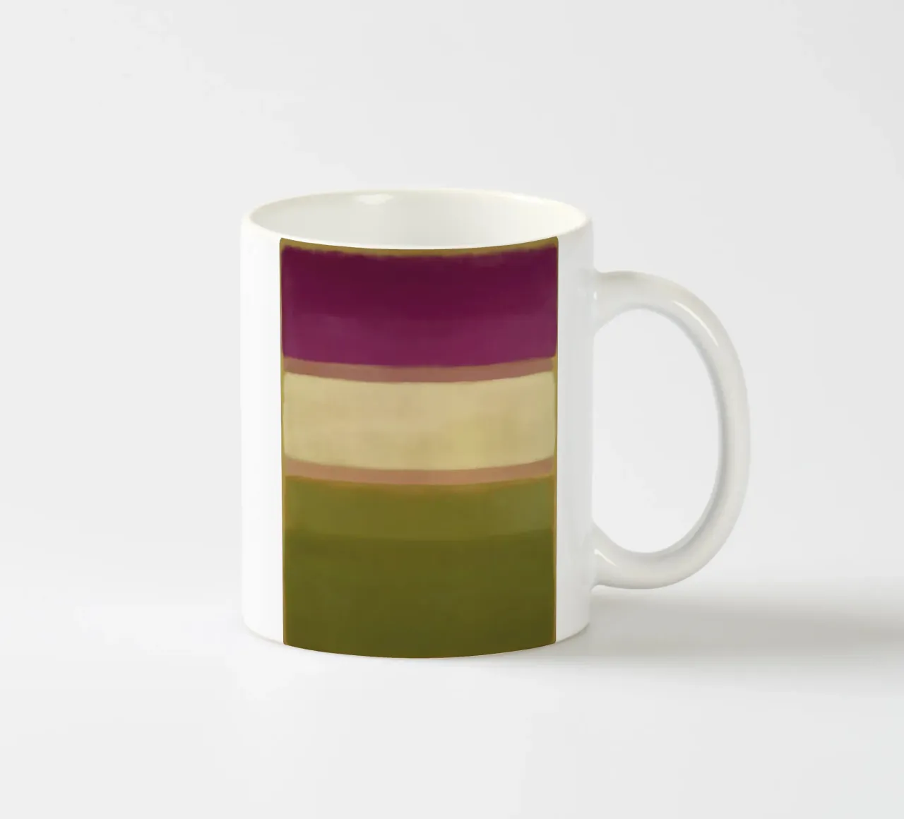 Soft colour fields Structure ceramic mug by Carina Pop & Pastell