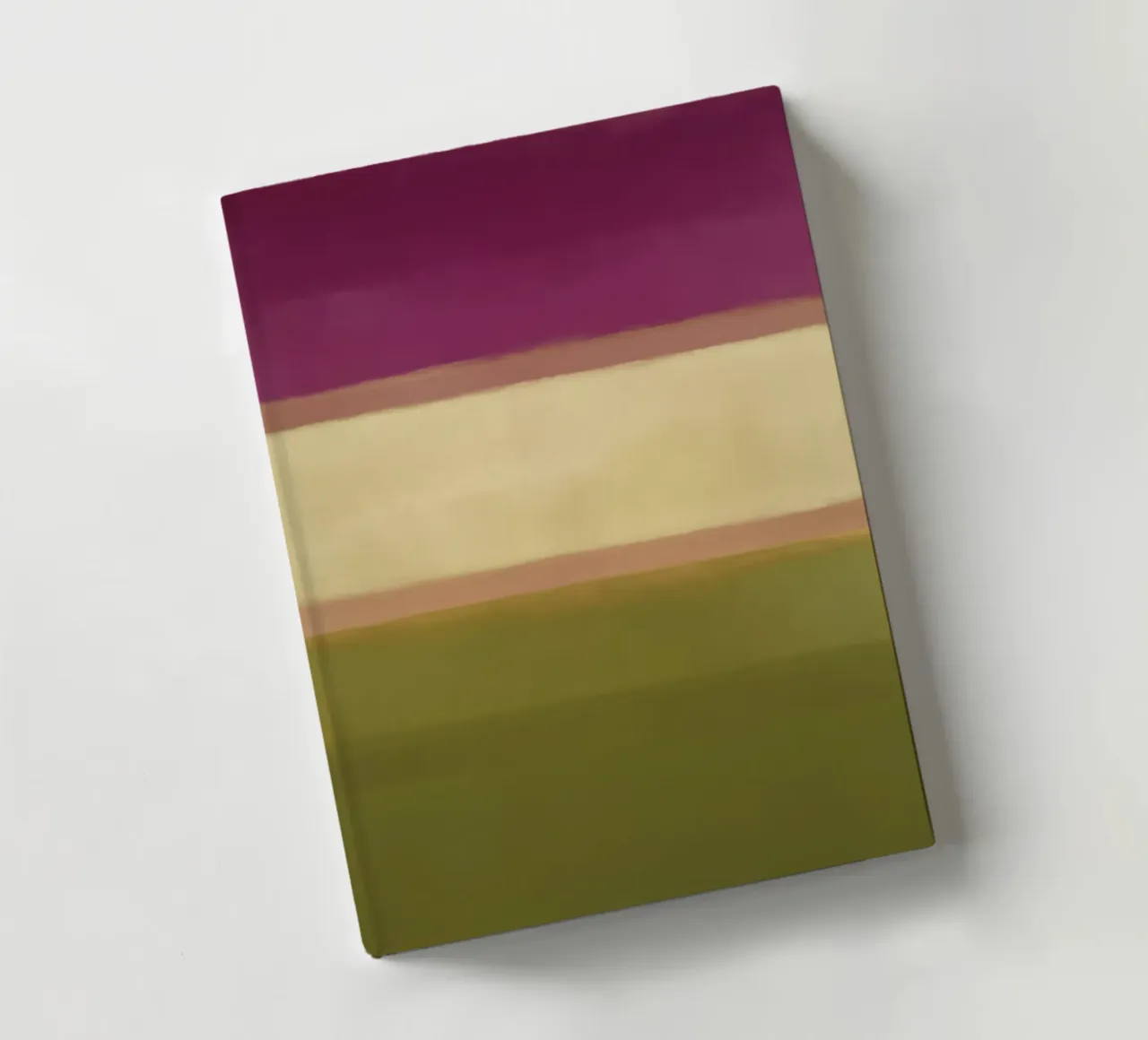 Sanfte Farbfelder Struktur Notizbuch von Carina Pop & Pastell