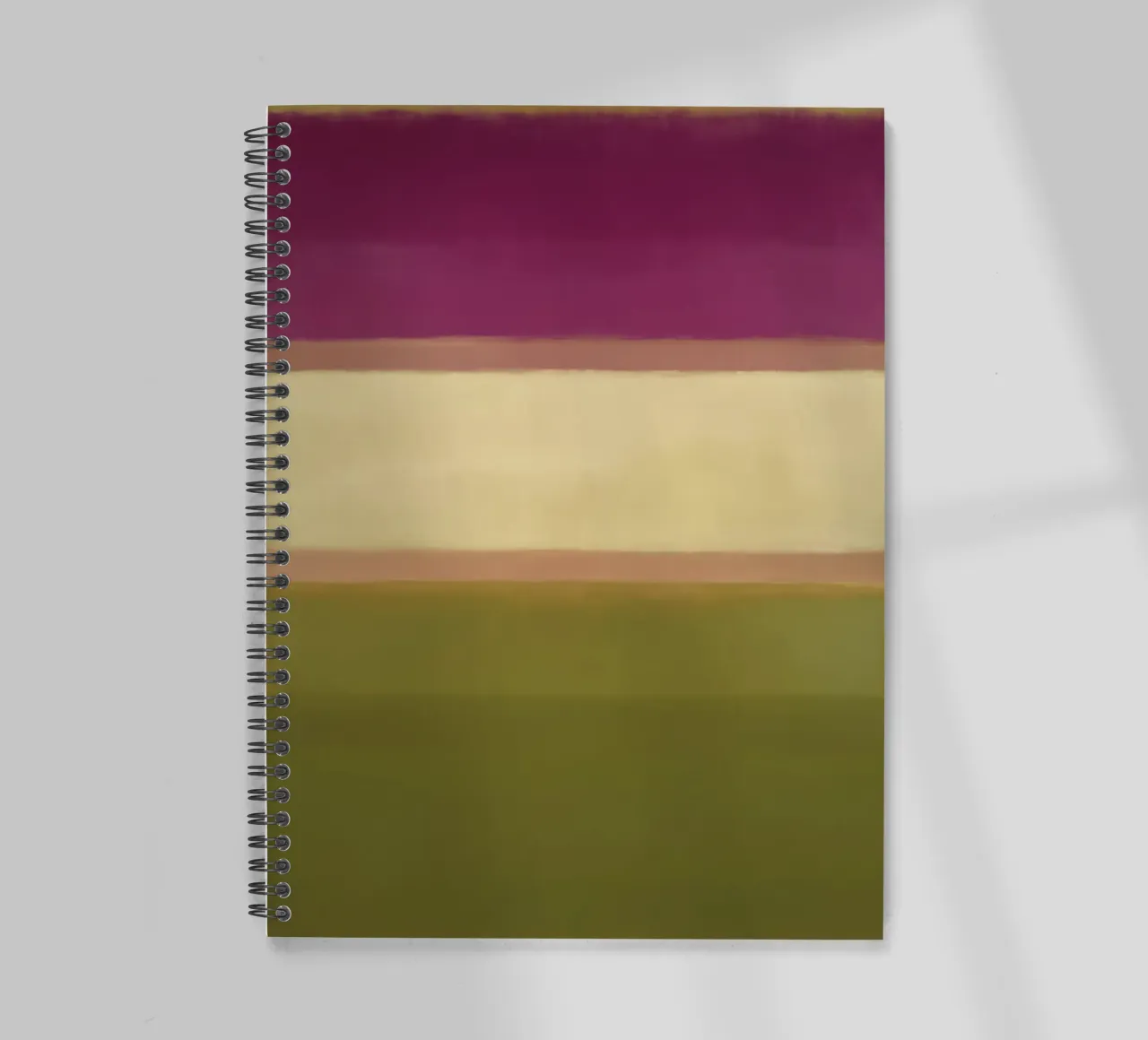 Soft colour fields Structure spiral notebook by Carina Pop & Pastell