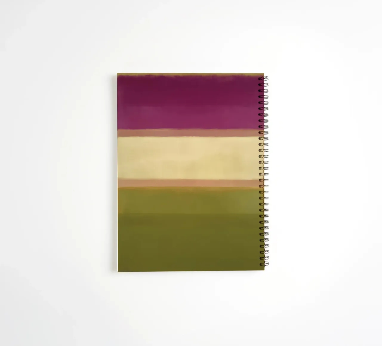 Soft colour fields Structure spiral notebook by Carina Pop & Pastell