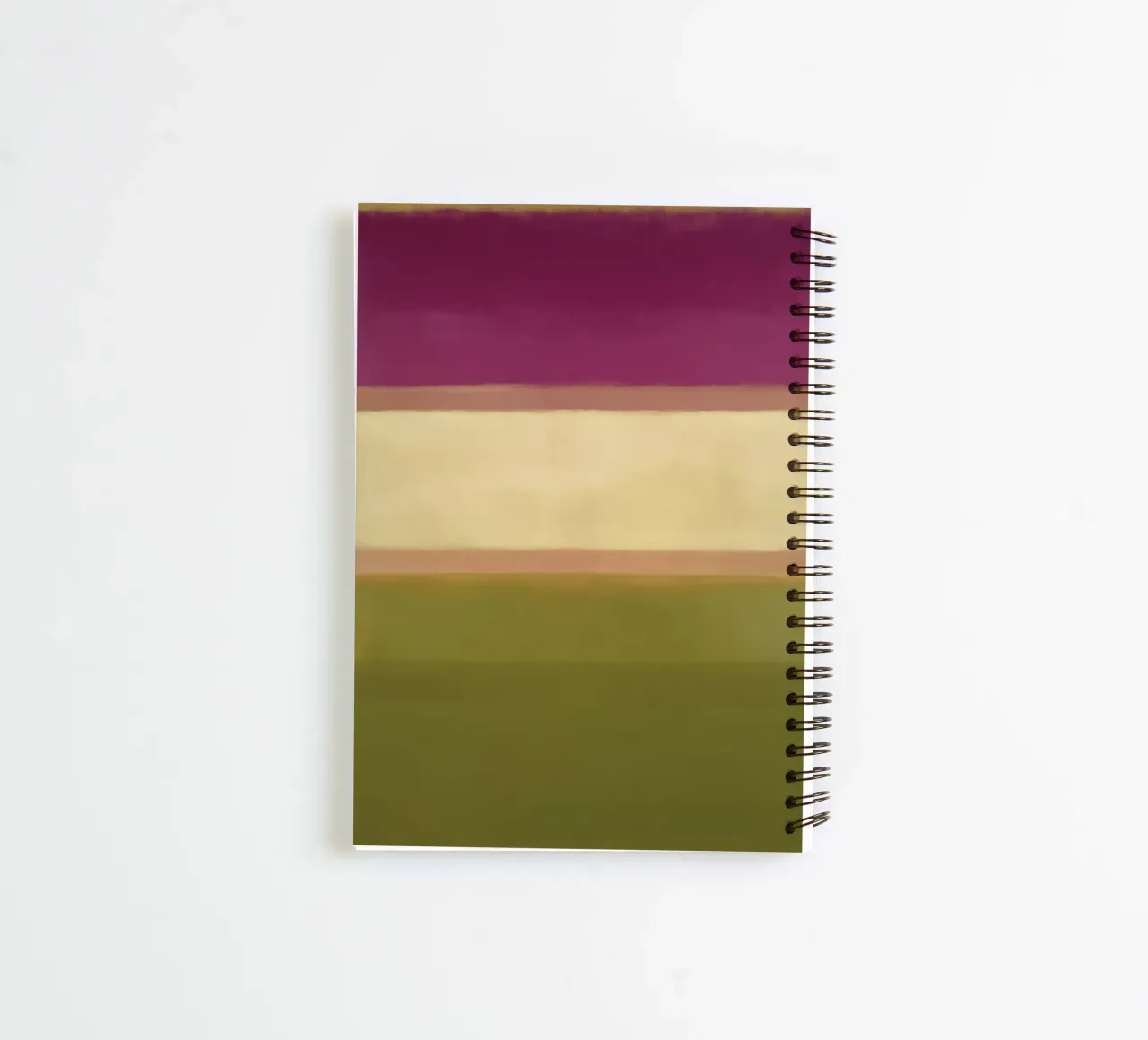 Soft colour fields Structure spiral notebook by Carina Pop & Pastell
