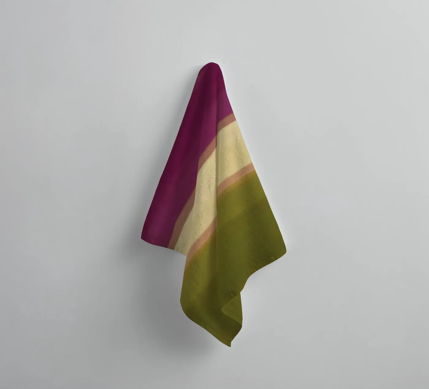 Soft colour fields Structure Handtuch von Carina Pop & Pastell