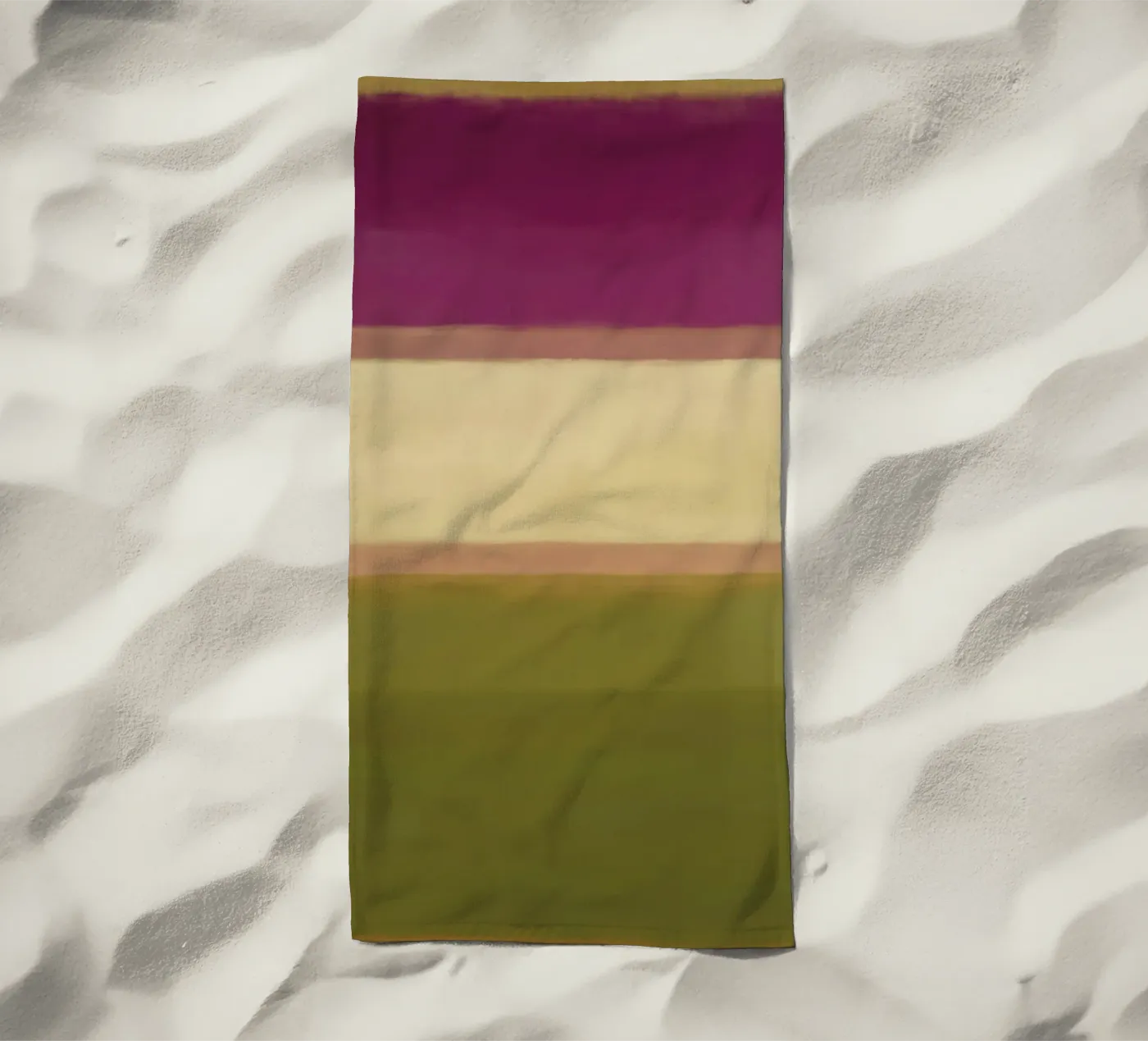 Soft colour fields Structure serviette de plage de Carina Pop & Pastell