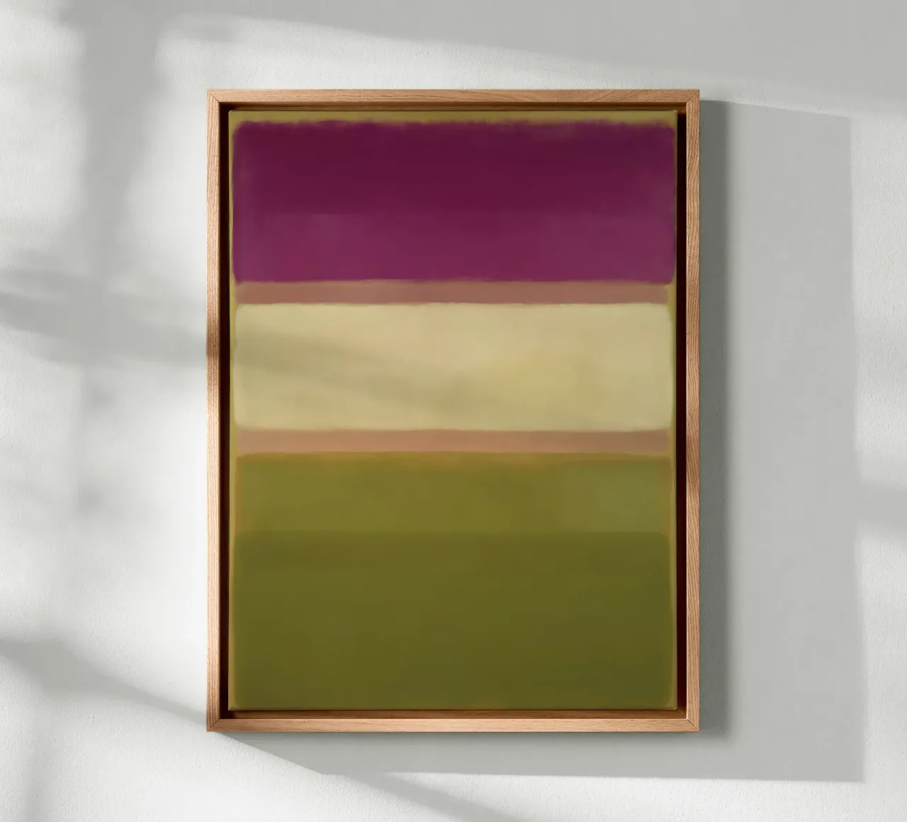 Soft colour fields Structure canvas by Carina Pop & Pastell