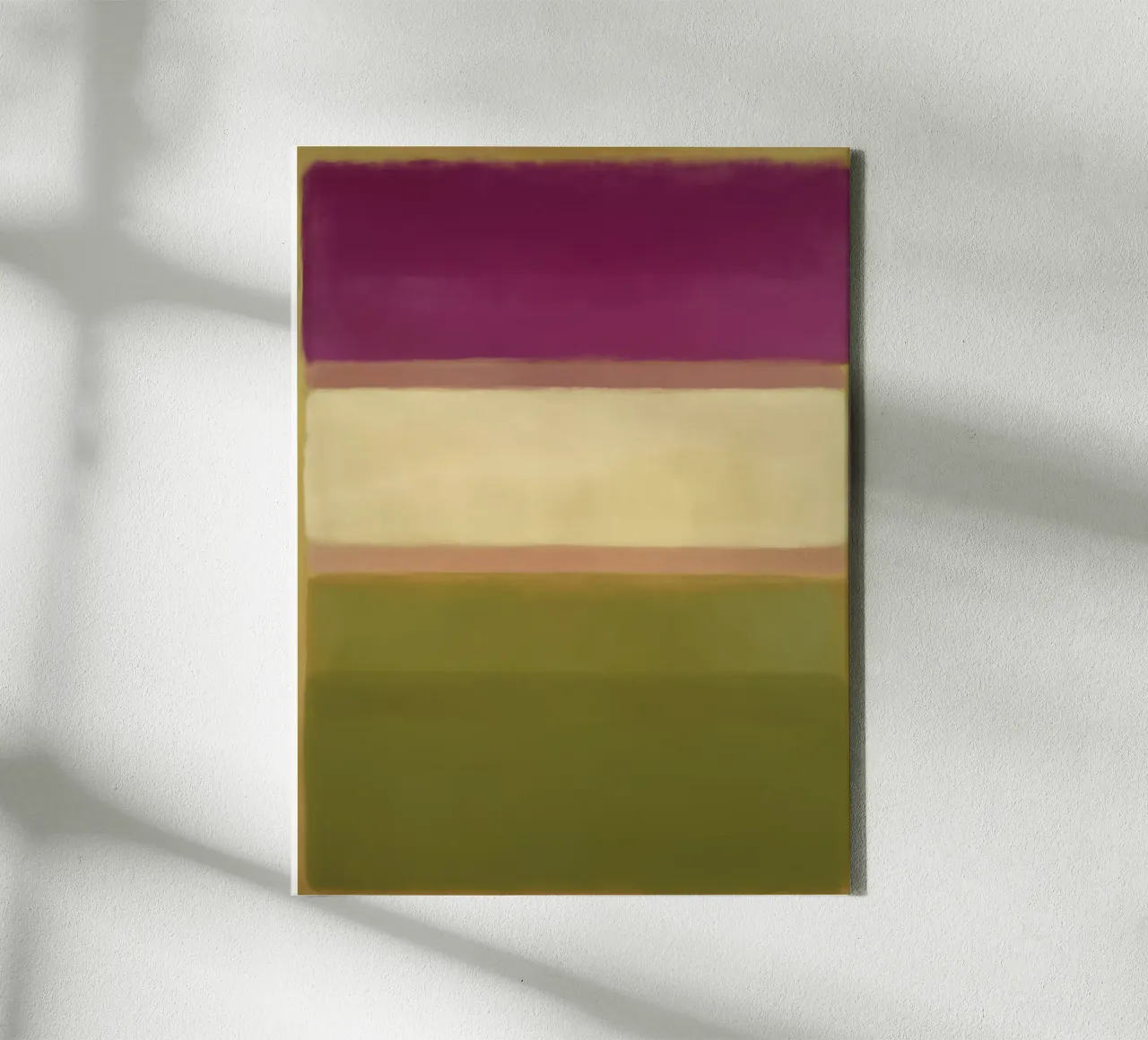 Soft colour fields Structure canvas by Carina Pop & Pastell