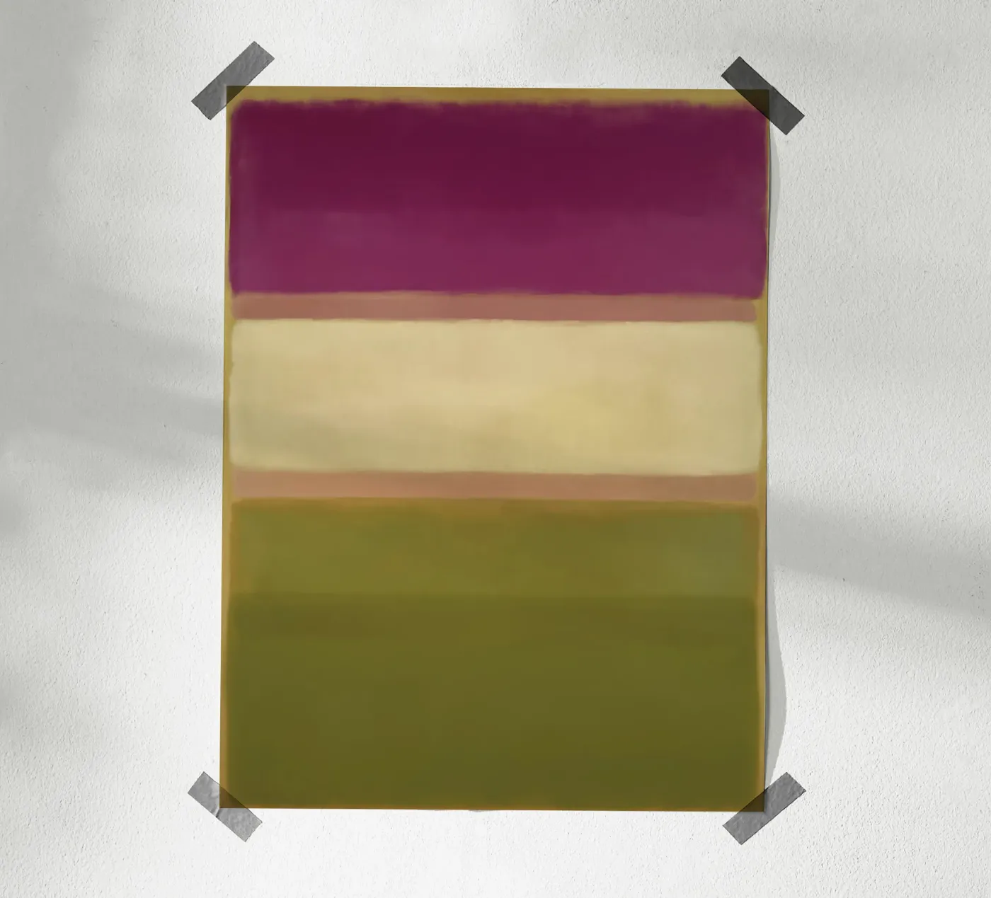 Soft colour fields Structure hahnemühle by Carina Pop & Pastell