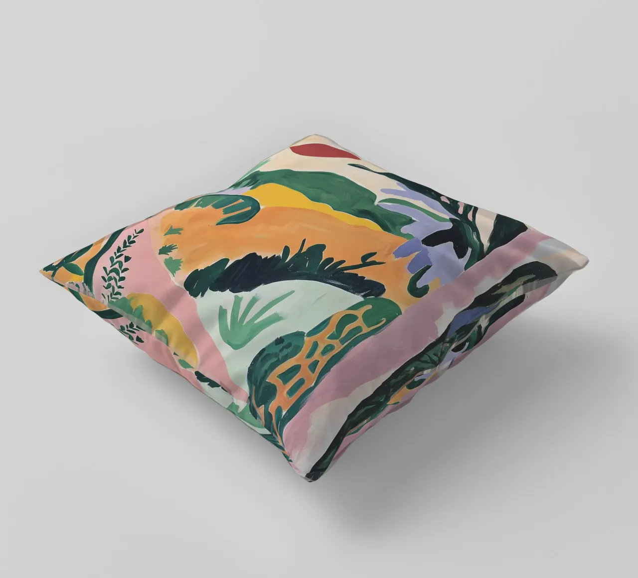 Sunset Jungle Path cuscino da BALIKA HOMES ART
