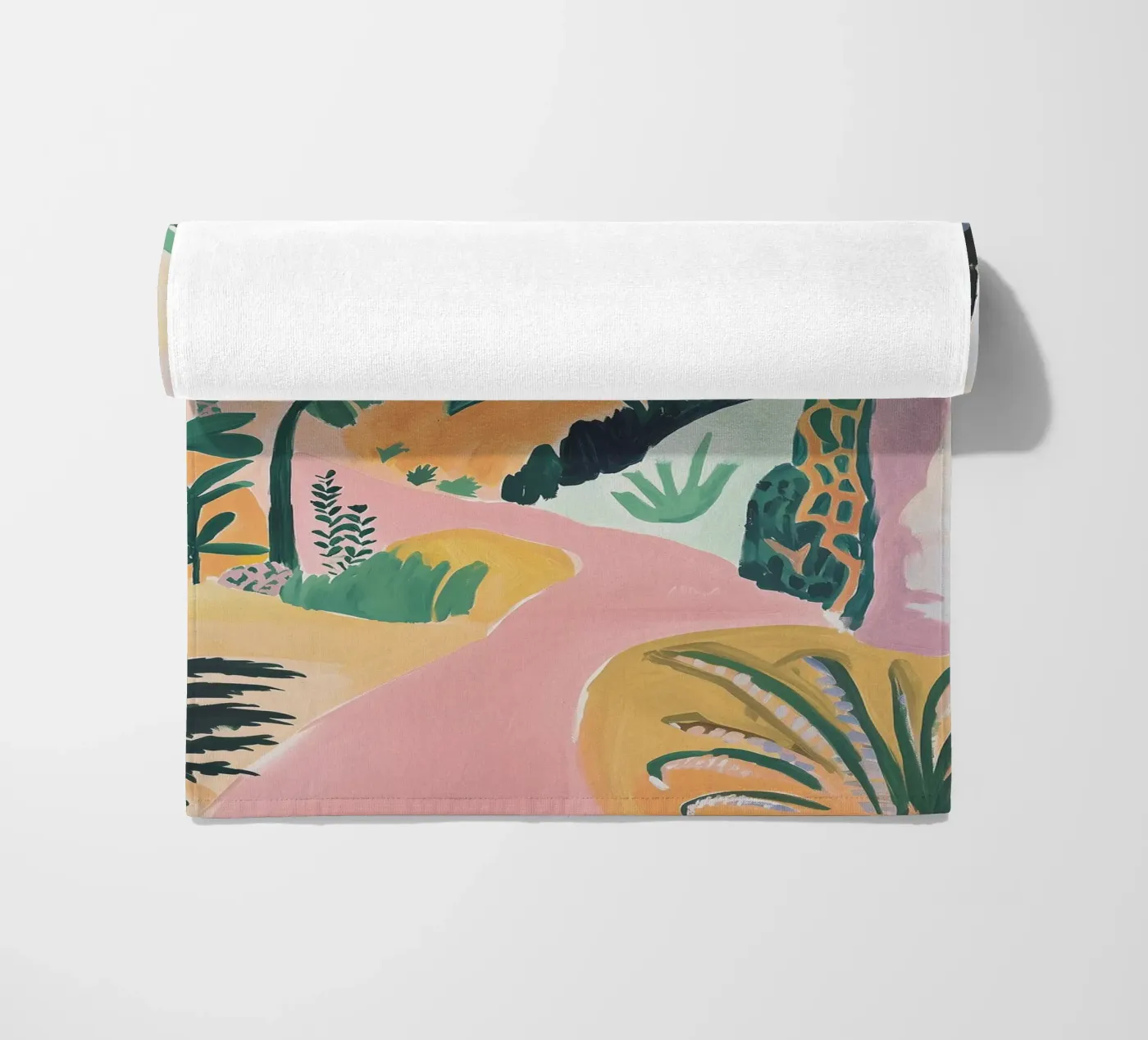 Sunset Jungle Path telo mare da BALIKA HOMES ART