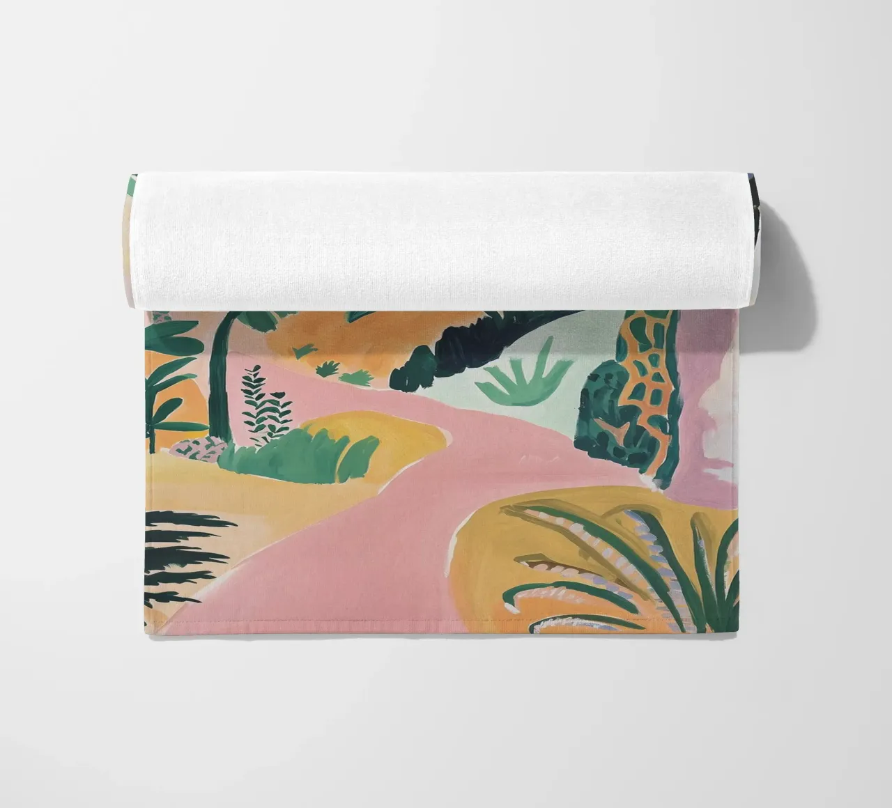 Sunset Jungle Path telo mare da BALIKA HOMES ART