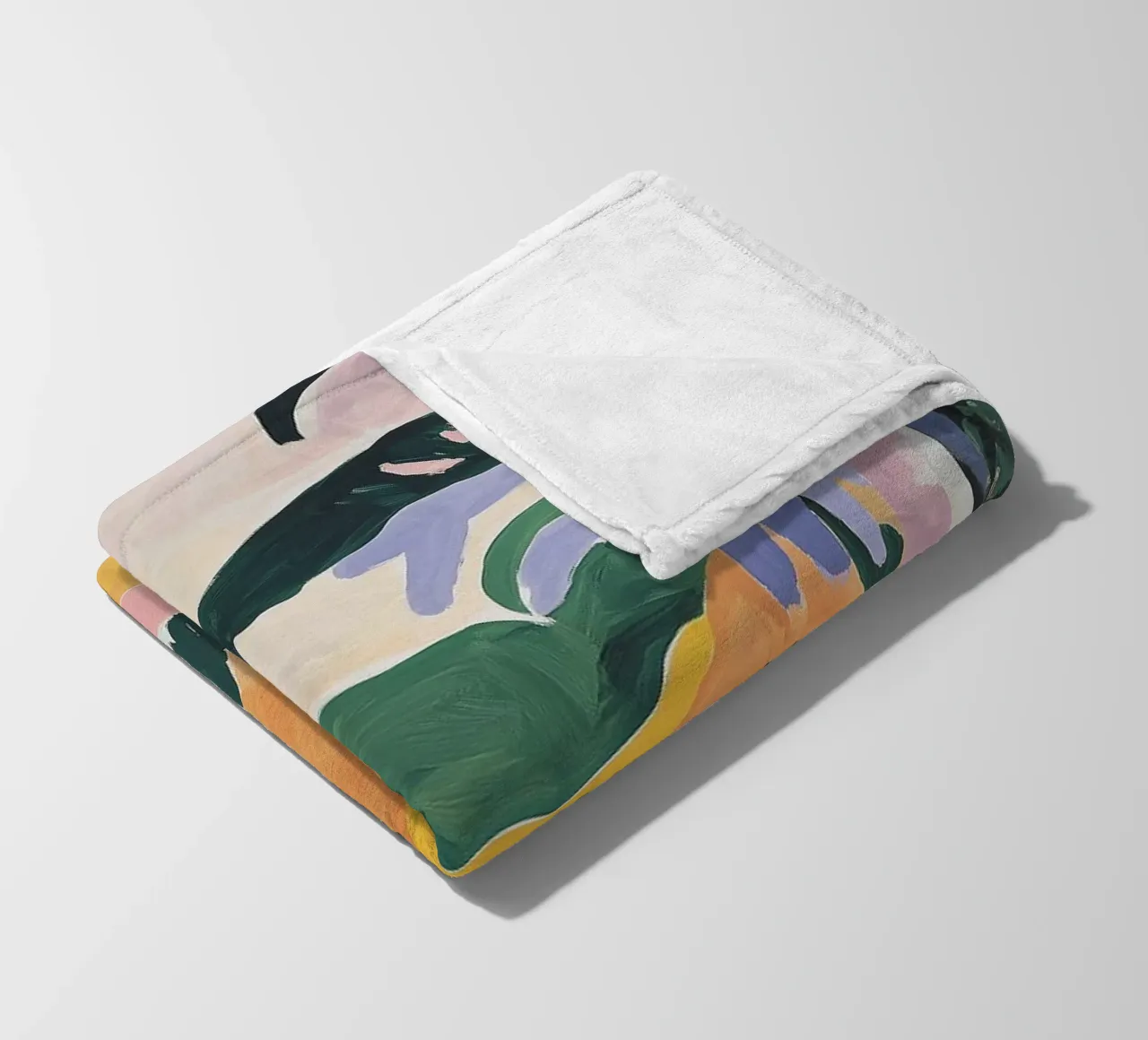 Sunset Jungle Path coperta in pile da BALIKA HOMES ART