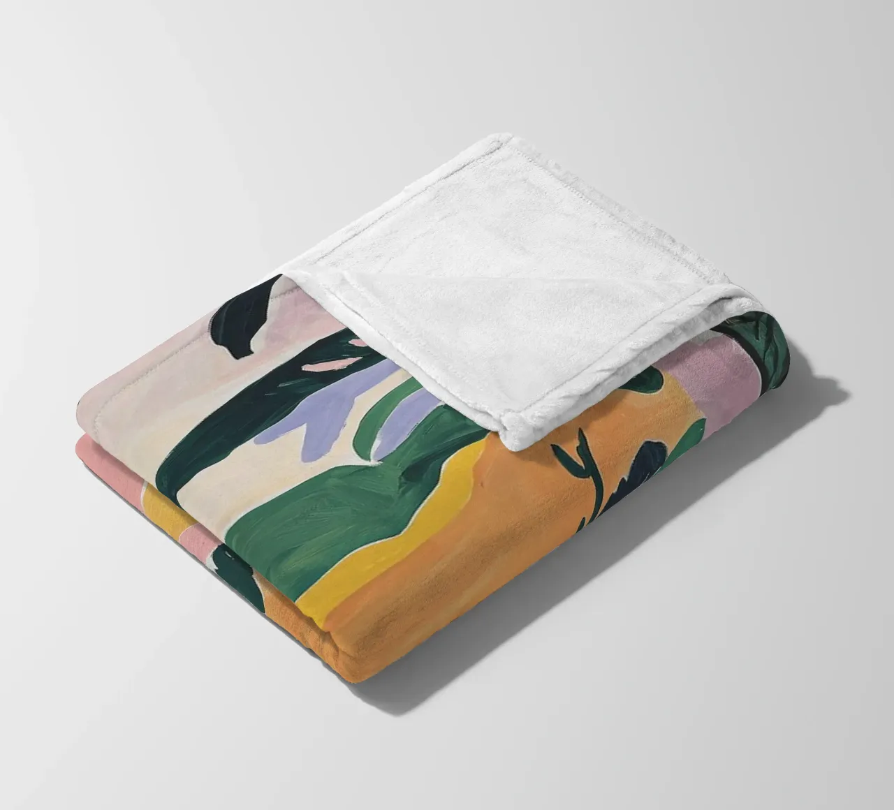 Sunset Jungle Path coperta in pile da BALIKA HOMES ART