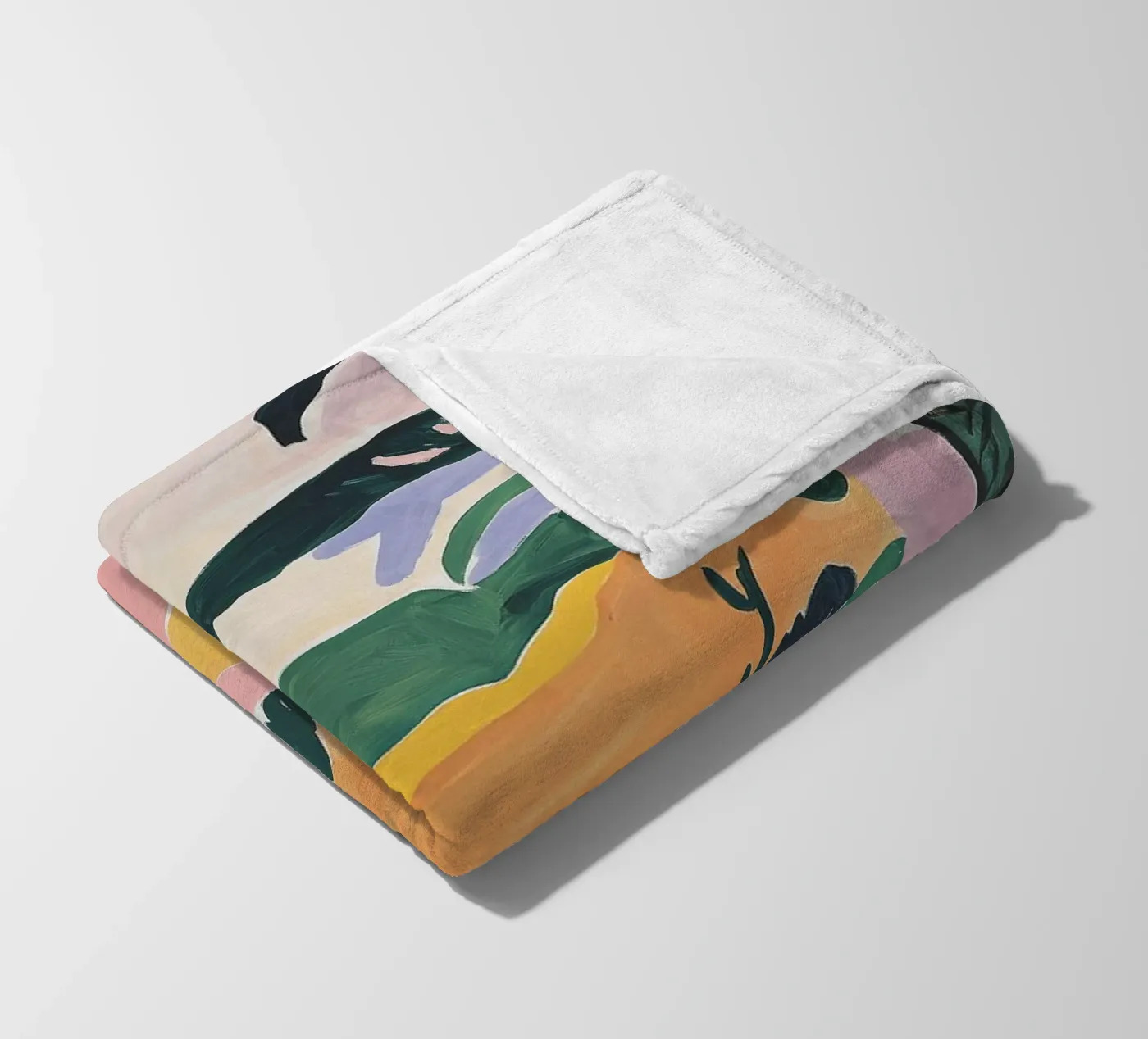 Sunset Jungle Path Fleecedecke von BALIKA HOMES ART