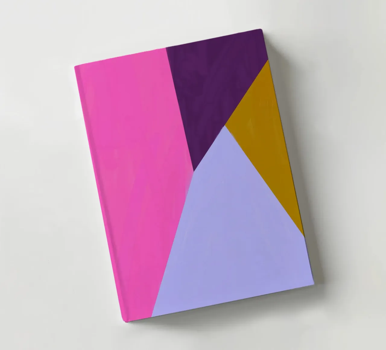 Geometric Color Block Composition notebook by Life of Pie