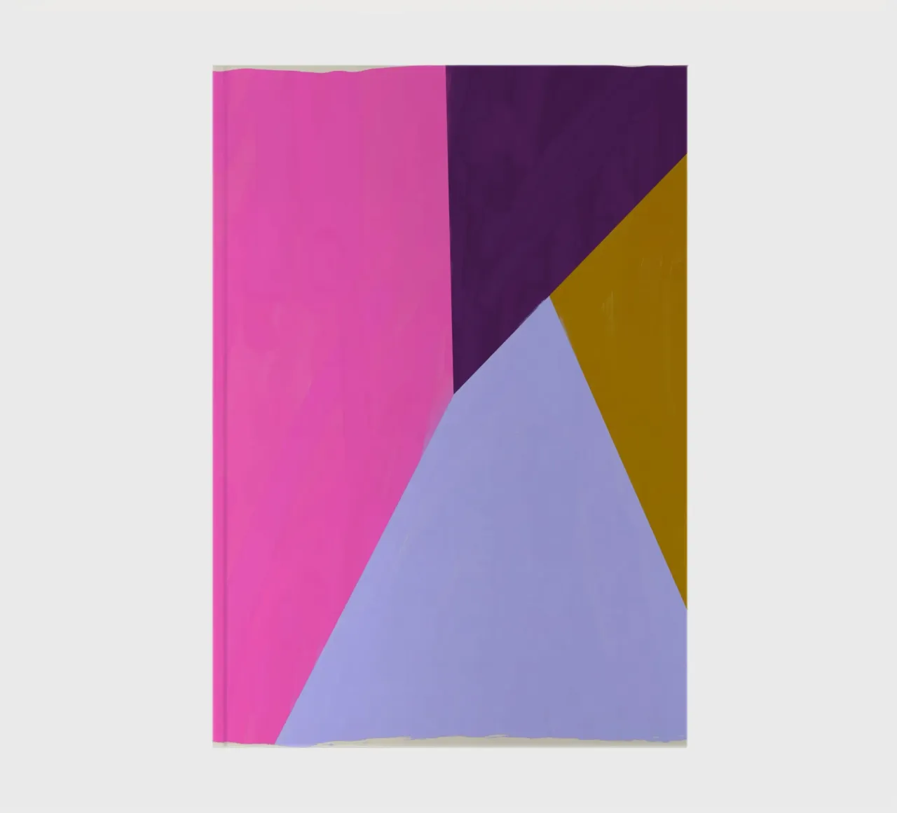 Geometric Color Block Composition notebook by Life of Pie