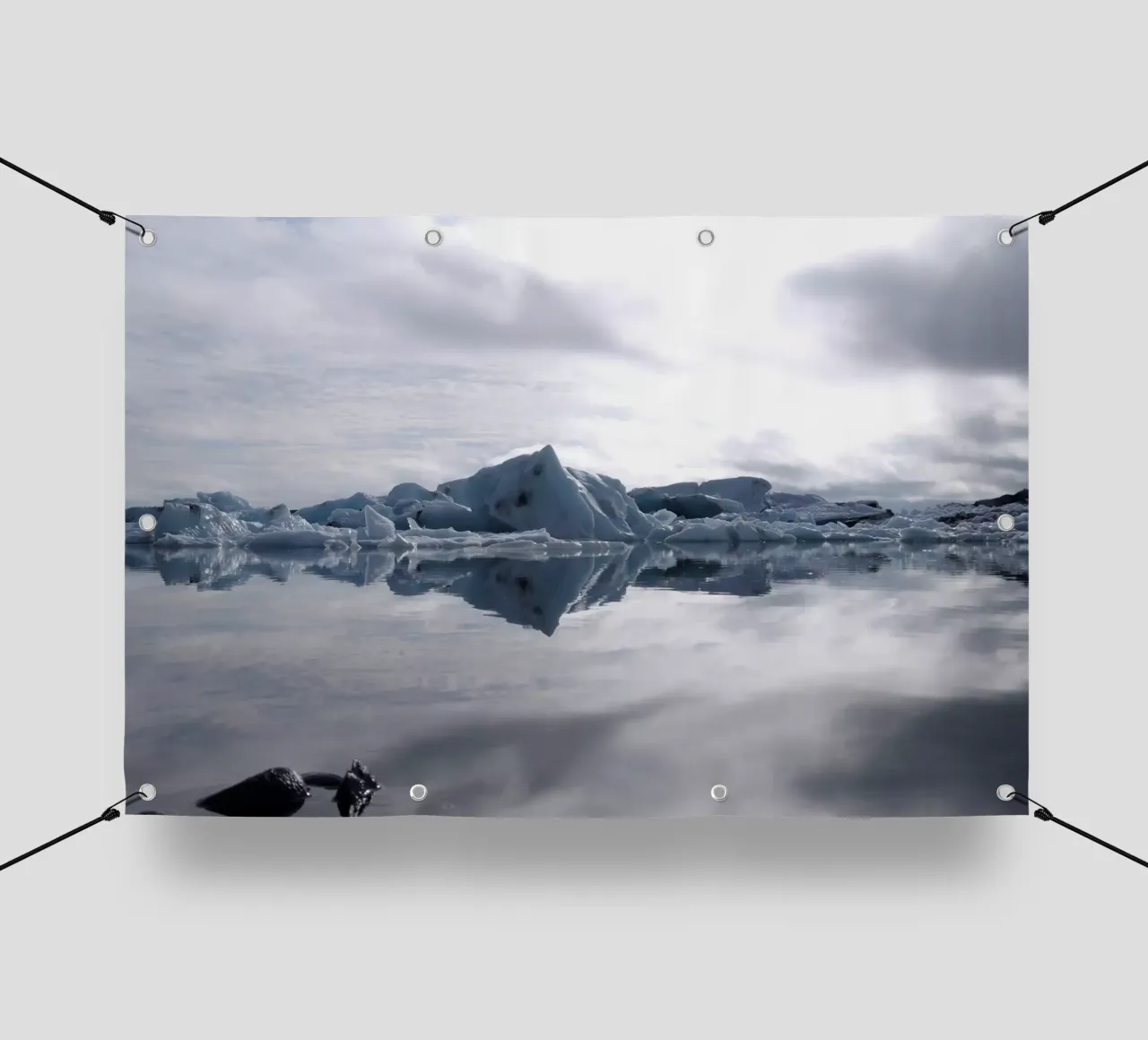Jökulsárlón Glacier Lagoon telo in pvc da Fjöllart