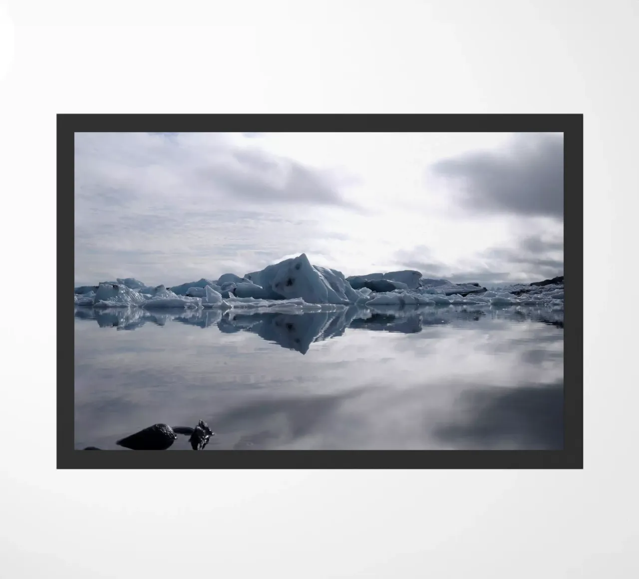 Jökulsárlón Glacier Lagoon Fußmatte von Fjöllart