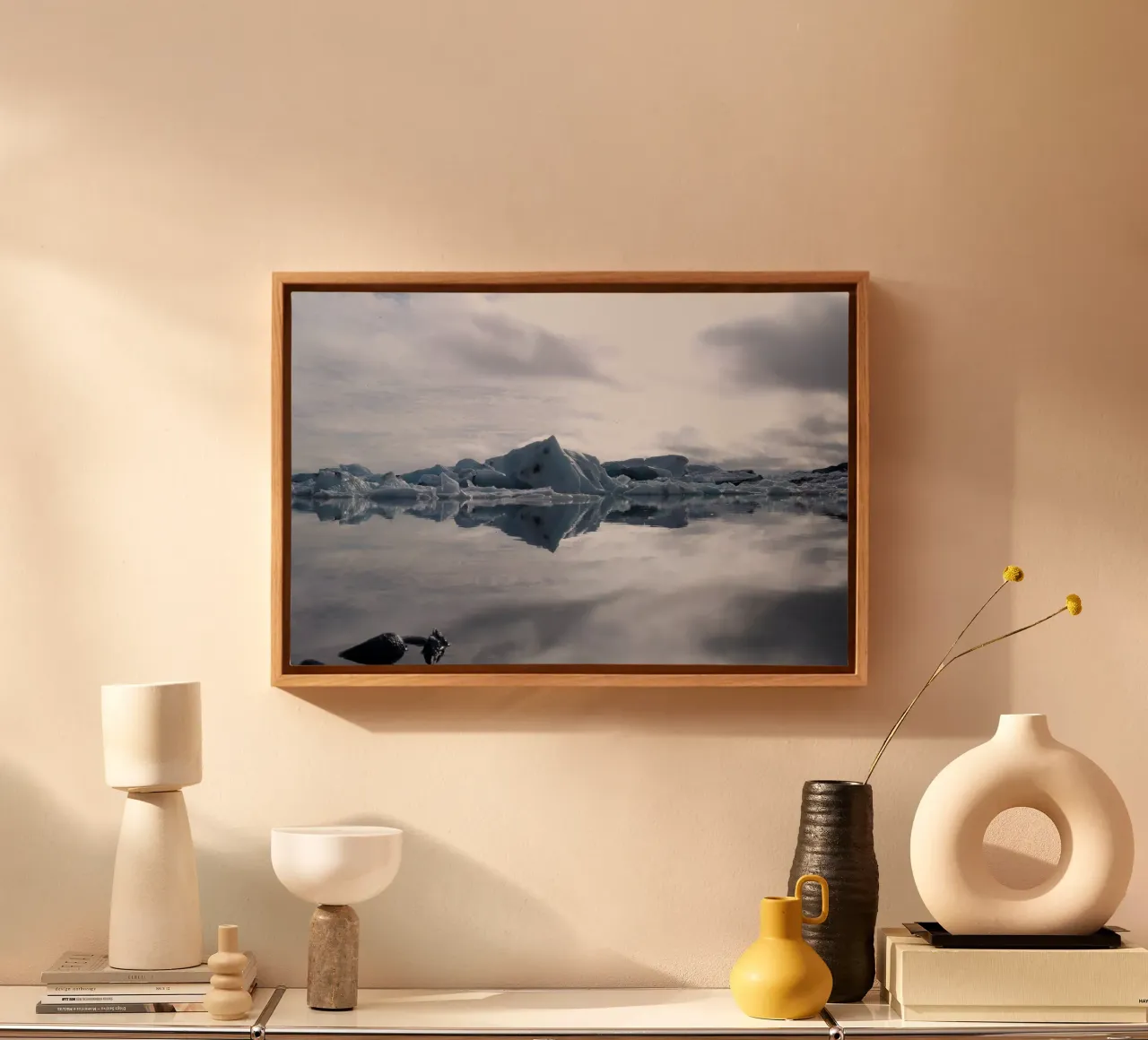 Jökulsárlón Glacier Lagoon canvas by Fjöllart